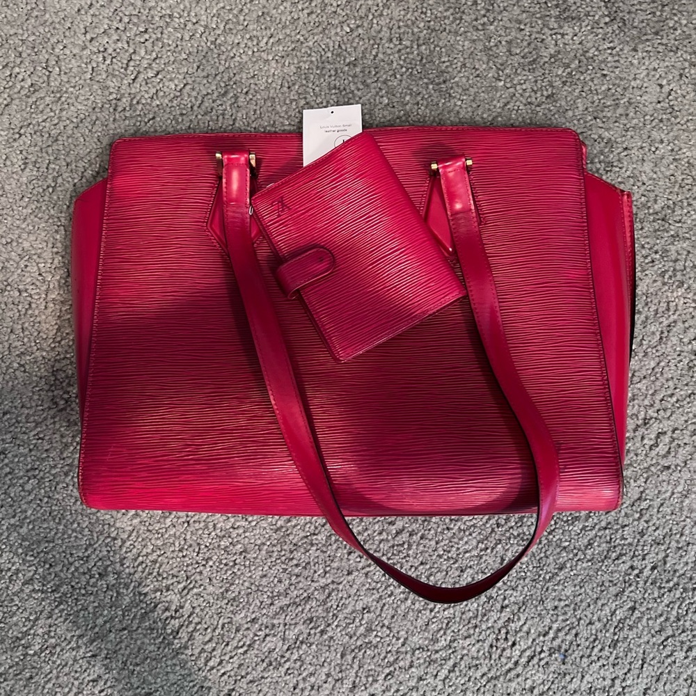Louis Vuitton Red Women's Bag Set